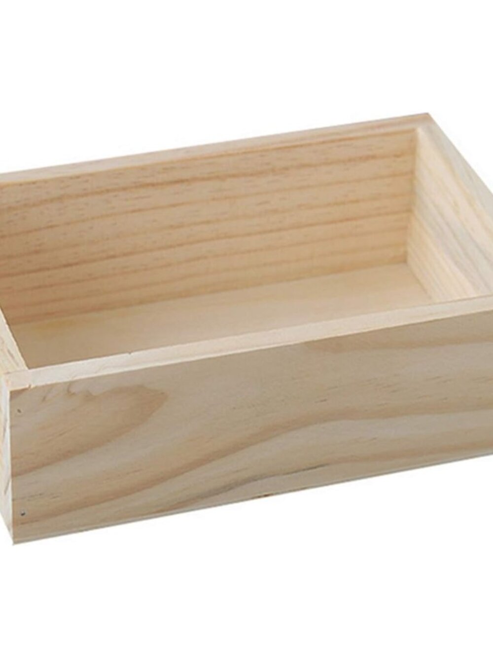 7.5"×5"×2.4" Wood Succulent Planter Plant Container Storage Box